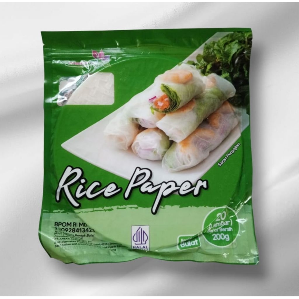 Jual Rice Paper Java Super food / Ricepaper isi 10 Lembar Dan isi 20 ...