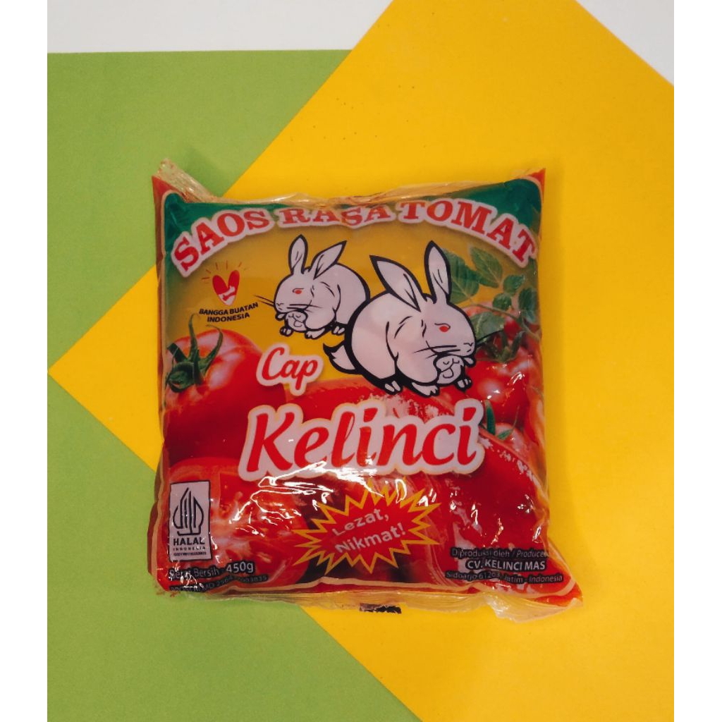 Jual SAOS RASA TOMAT || CAP KELINCI 450gram Bantal | Shopee Indonesia