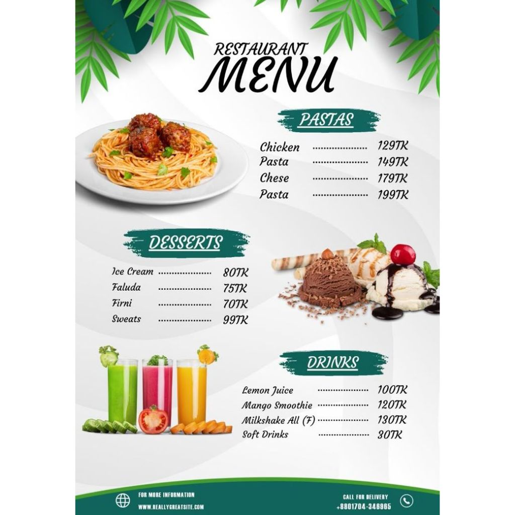 Jual Cetak Daftar Menu Makanan Minuman Custom A4 / F4 | Shopee Indonesia