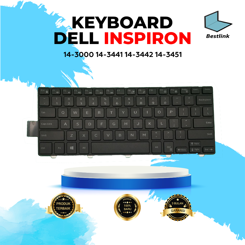 Jual Keyboard Dell Inspiron 14-3000 14-3441 14-3442 14-3451 14-5447 14 ...
