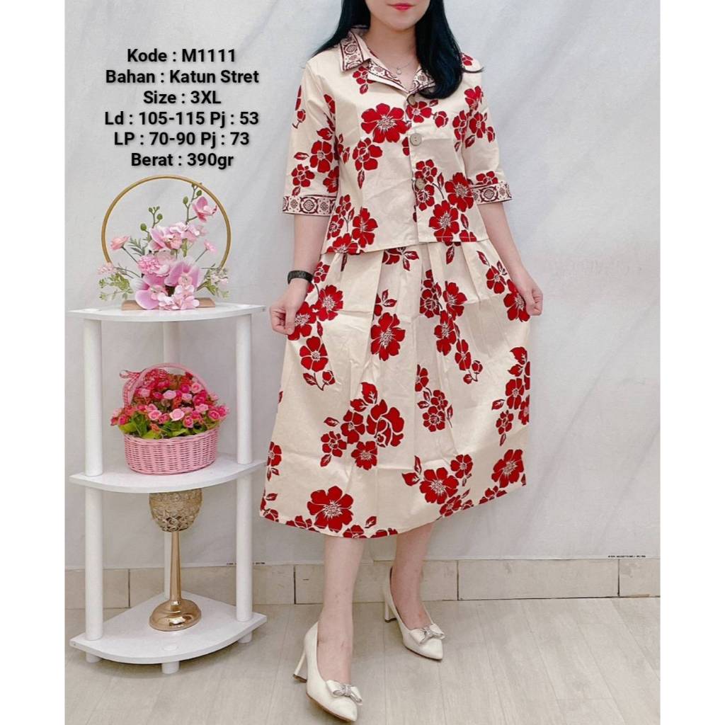 Jual M1111 SETELAN ROK BATIK WANITA | Shopee Indonesia