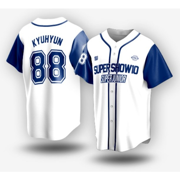 Jual Kaos Baju Dewasa Jersey Baseball Super Junior Super Show 10