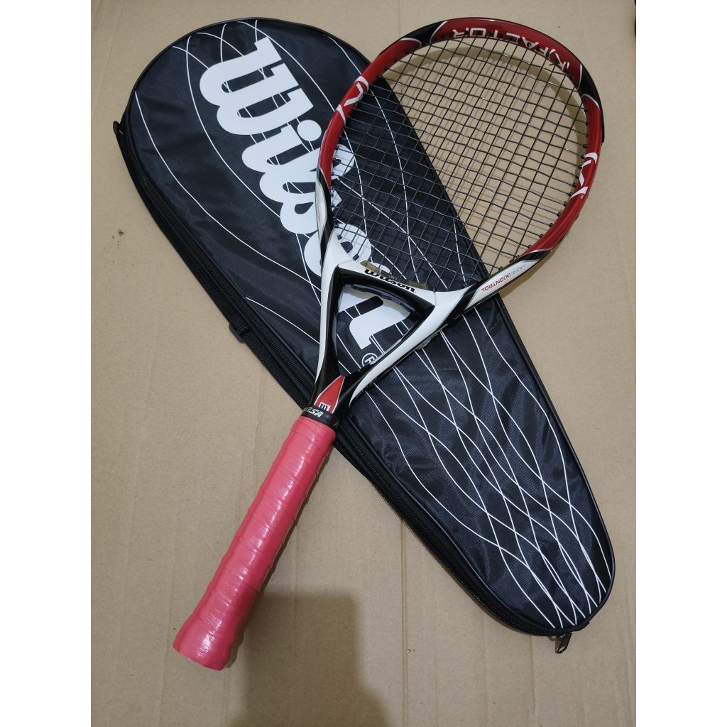 Jual RAKET TENIS WILSON K FACTOR K FIVE SIAP PAKAI | Shopee Indonesia