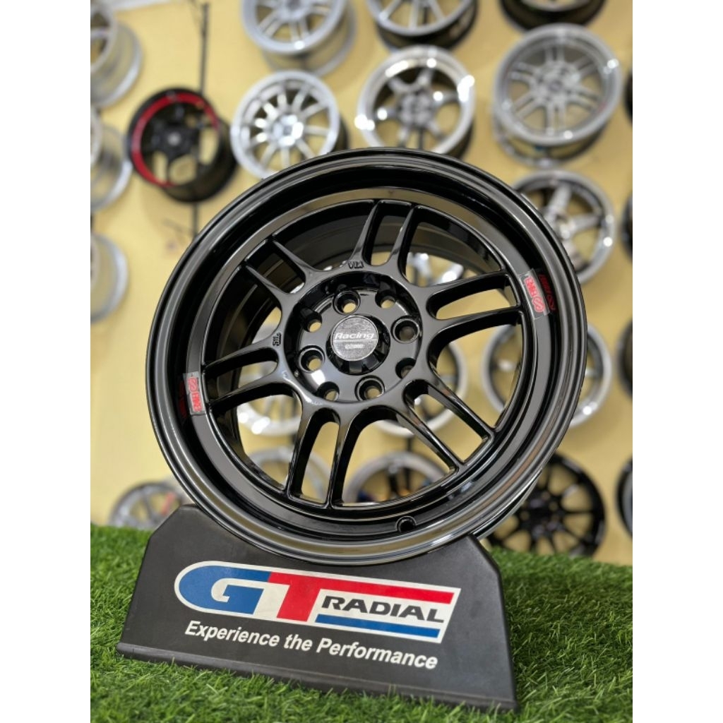 Jual velg enkei rpf r15 black glossy lebar 7 et41 kondisi baru | Shopee ...