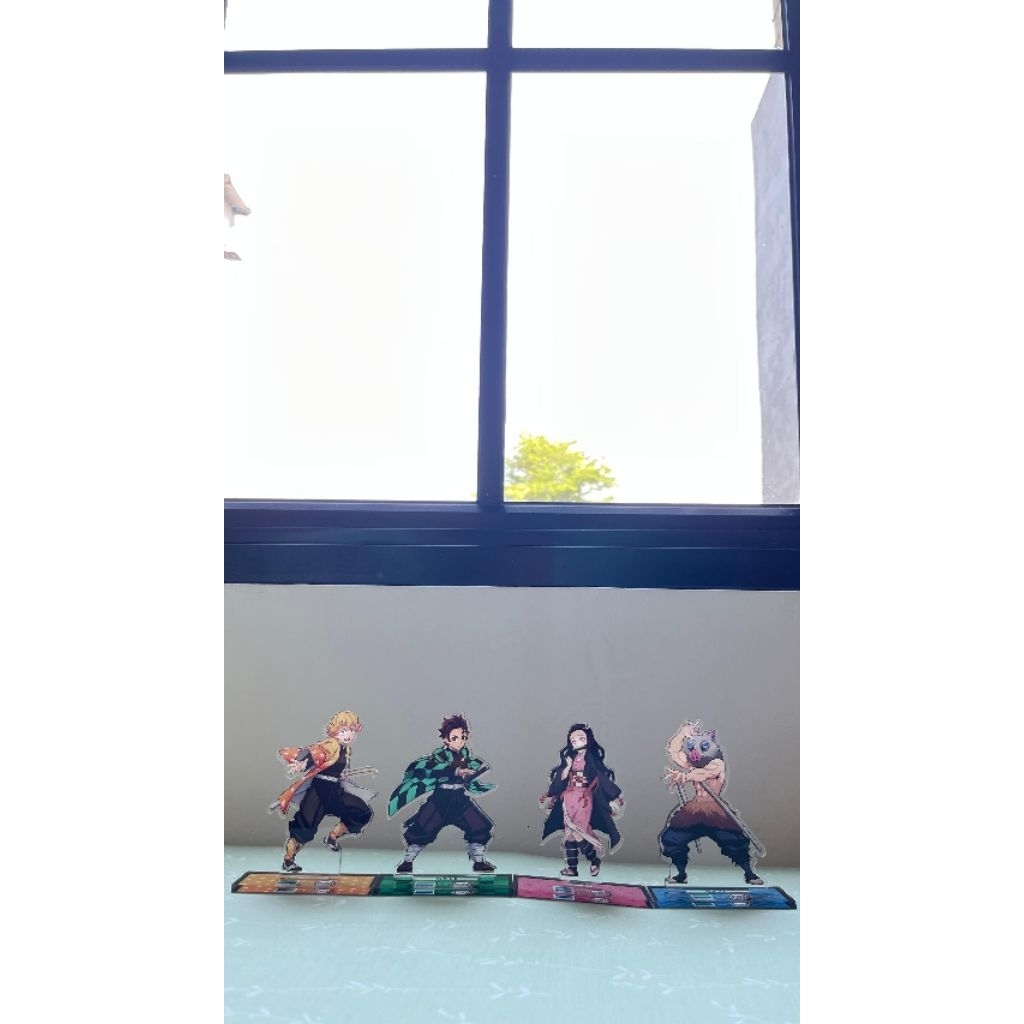 Jual Demon Slayer Acrylic Standee 1 Set 4 Pcs Kamado Tanjiro Kamado ...