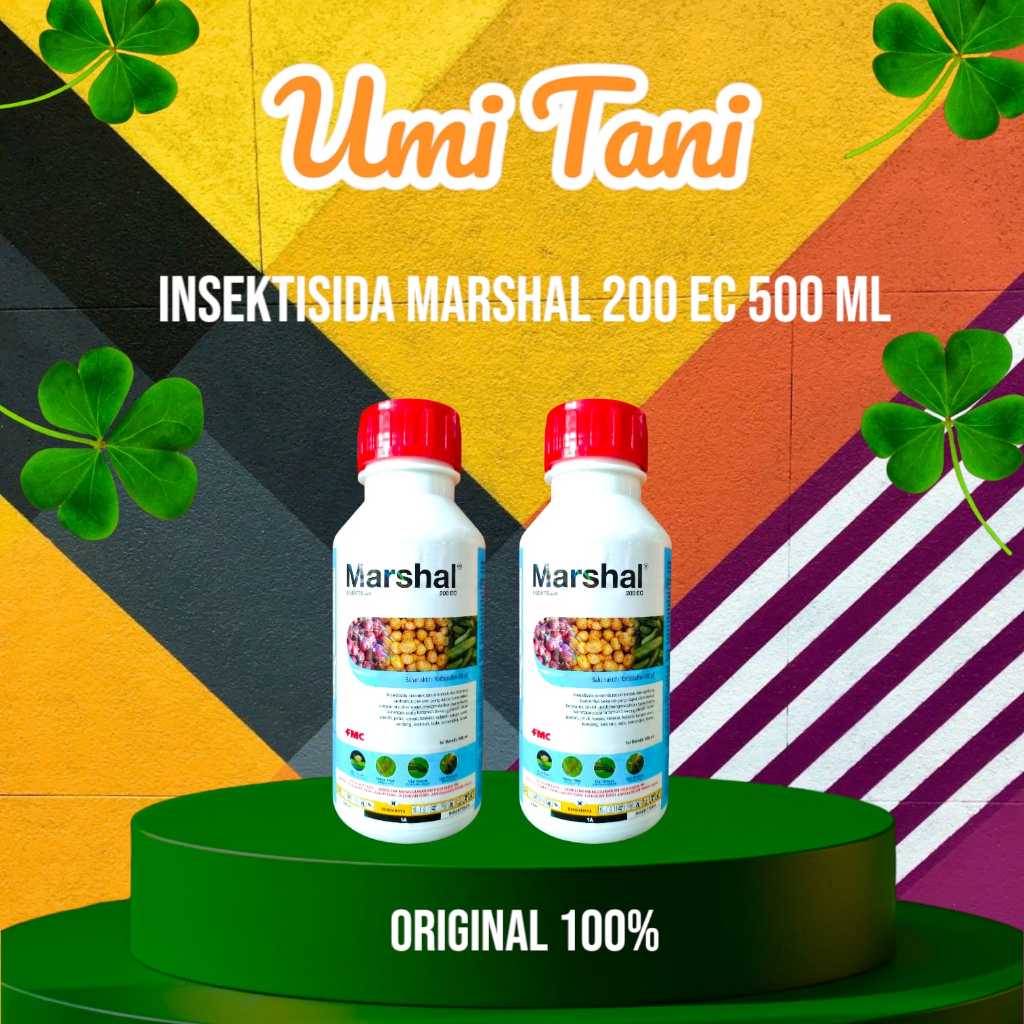 Jual Insektisida MARSHAL 200 EC Botol Biru - 500 ml | Shopee Indonesia