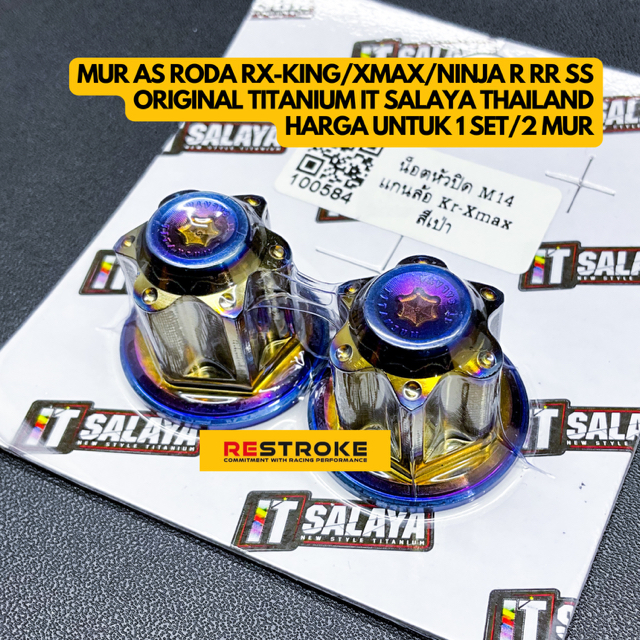 Jual MUR AS RODA XMAX NINJA R RR SS RX KING TITANIUM ORIGINAL IT SALAYA ...