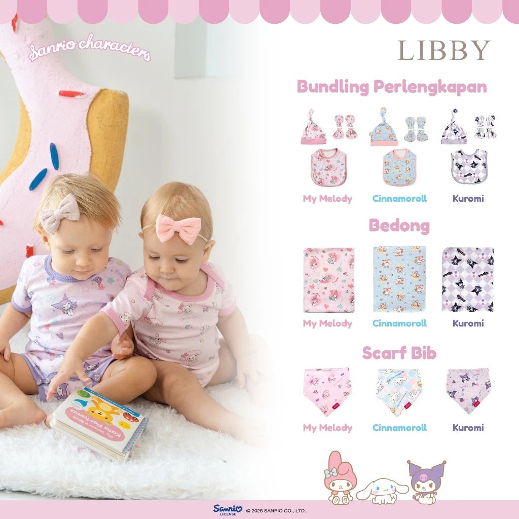 Jual LIBBY SARUNG TANGAN KAKI MOTIF ISI 3PASANG | WORK ZONE | SANRIO ...