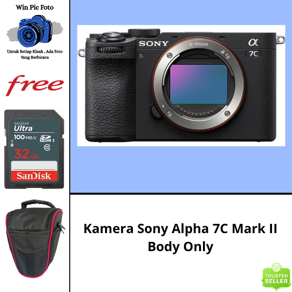 Jual Kamera Sony Alpha 7C II Body Only / Camera Sony / Kamera ...