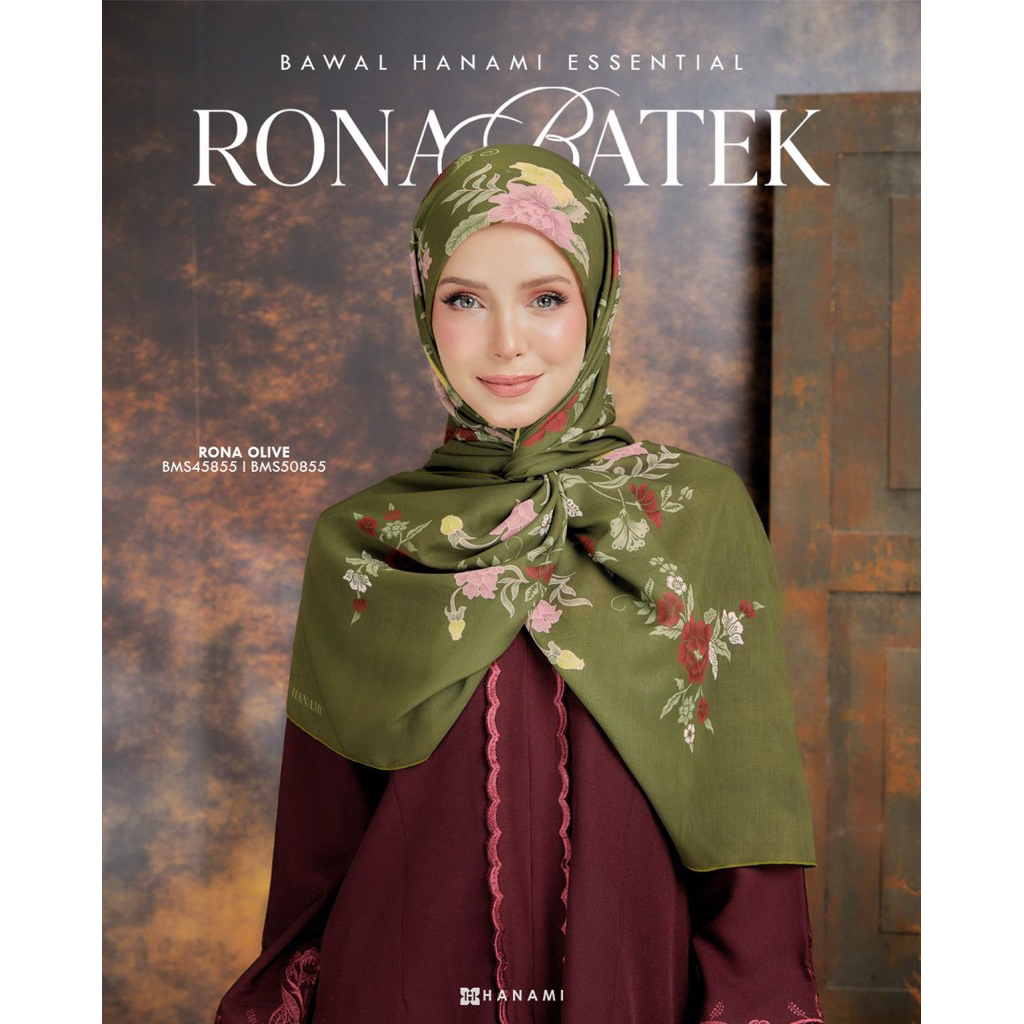 Hanami Hijab Malay Original Ready