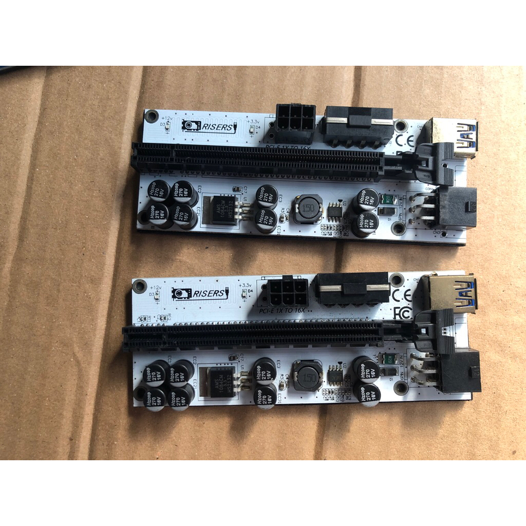 Jual RISER EXTERNAL VGA PCIE 1X TO 16X 8 CAPASITOR LEBIH AWET & STABIL ...