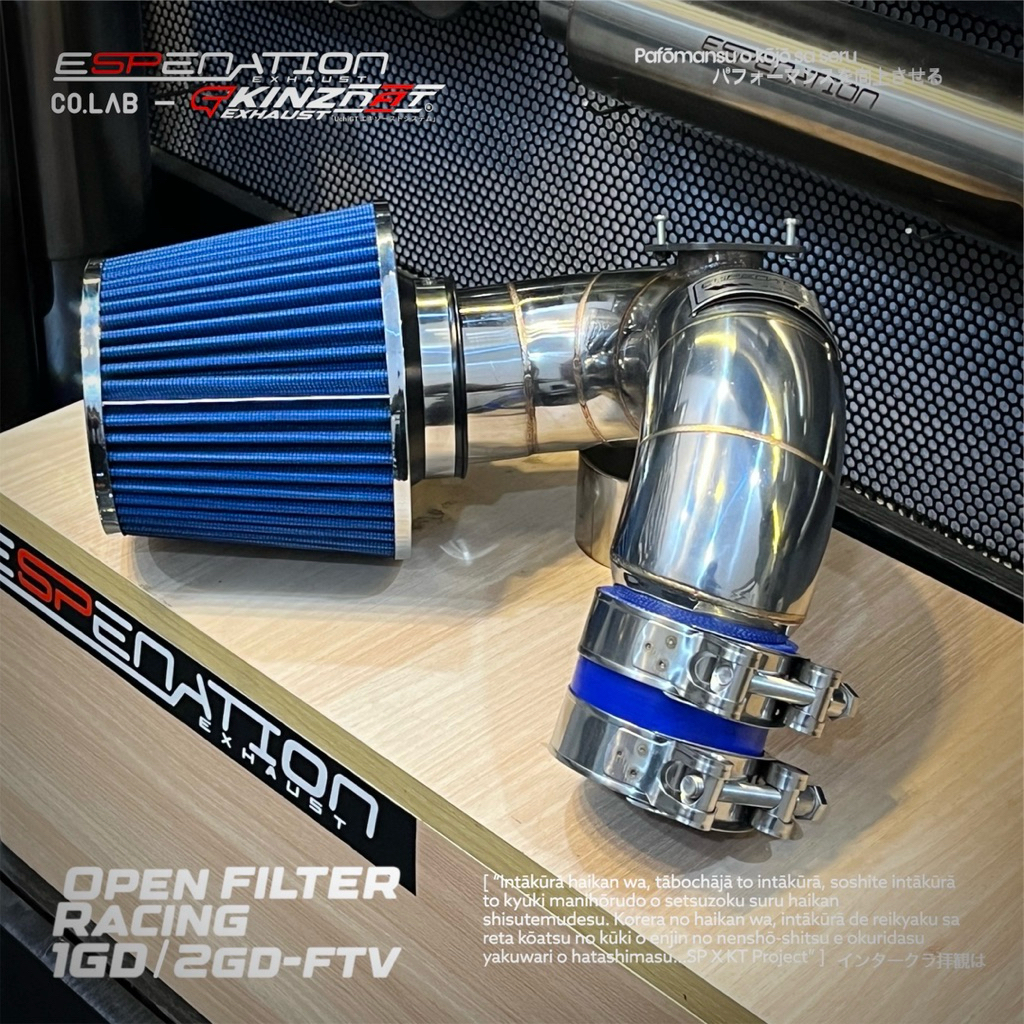 Jual Piping Open filter Innova Reborn, Fortuner, Hilux 1GD 2GD-FTV ...