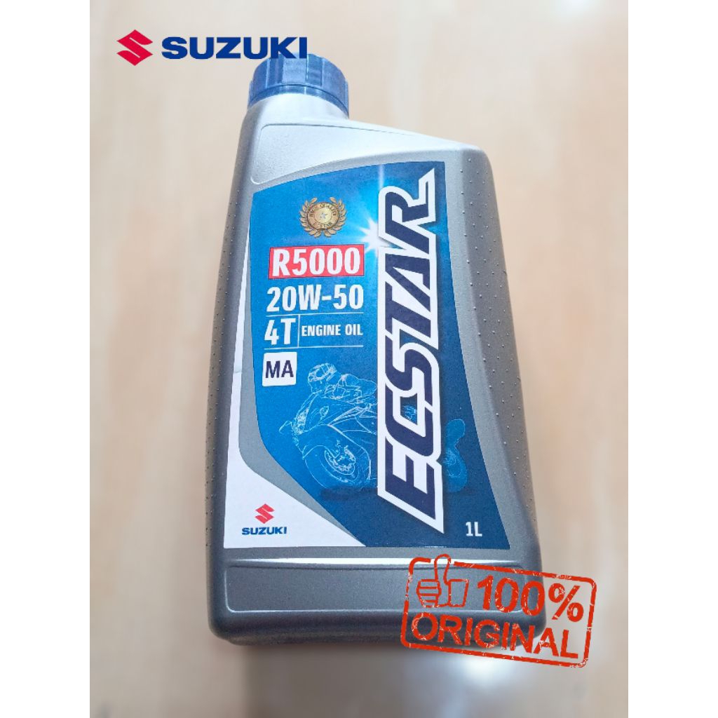 Jual OLI ECSTAR R5000 20/50 JASO MA 1 LITER ORIGINAL SGP* | Shopee ...