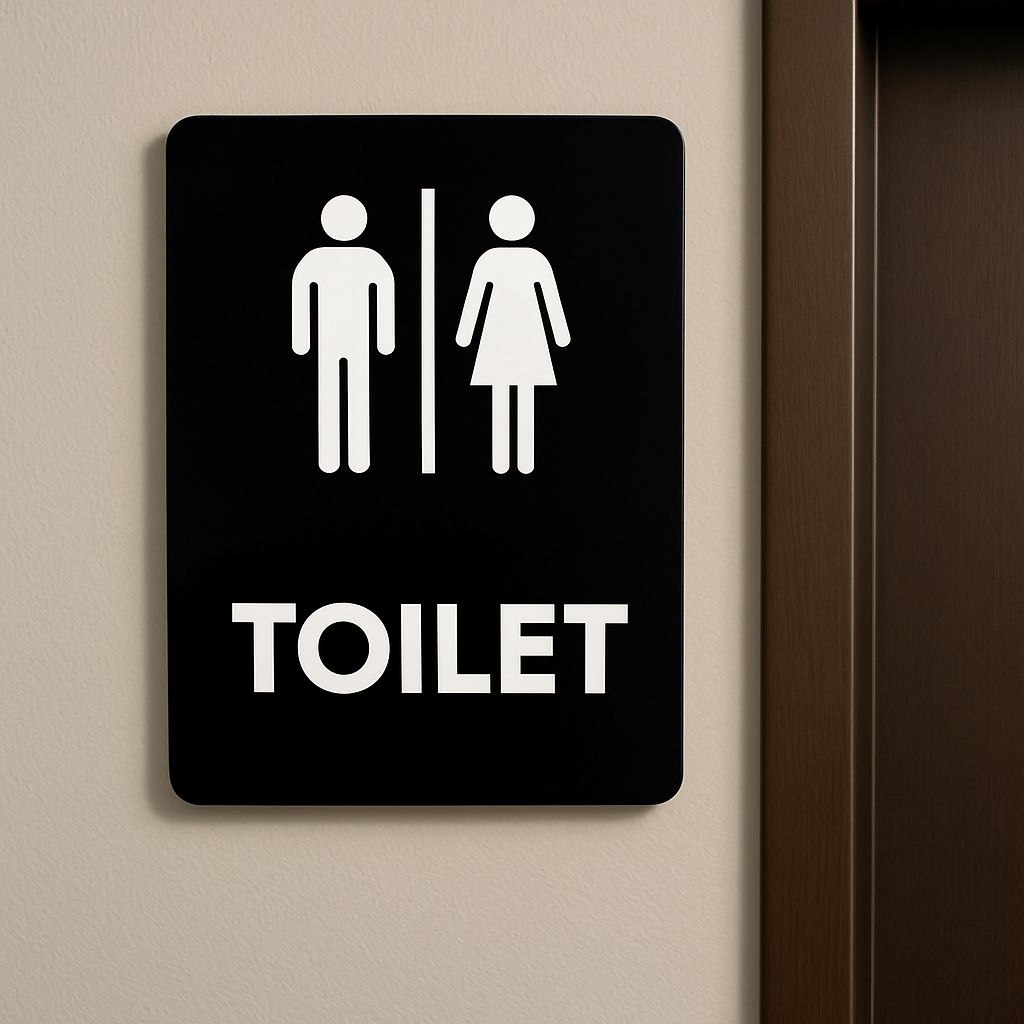 Jual Papan Tanda Toilet Pria & Wanita | Signboard Akrilik Kamar Mandi ...