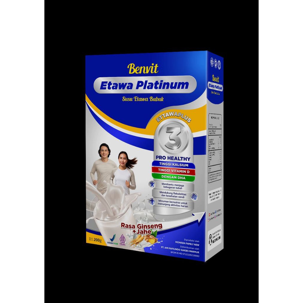 Jual 2 Box Paket Hemat - Benvit Etawa Platinum - Susu Etawa Grade ...