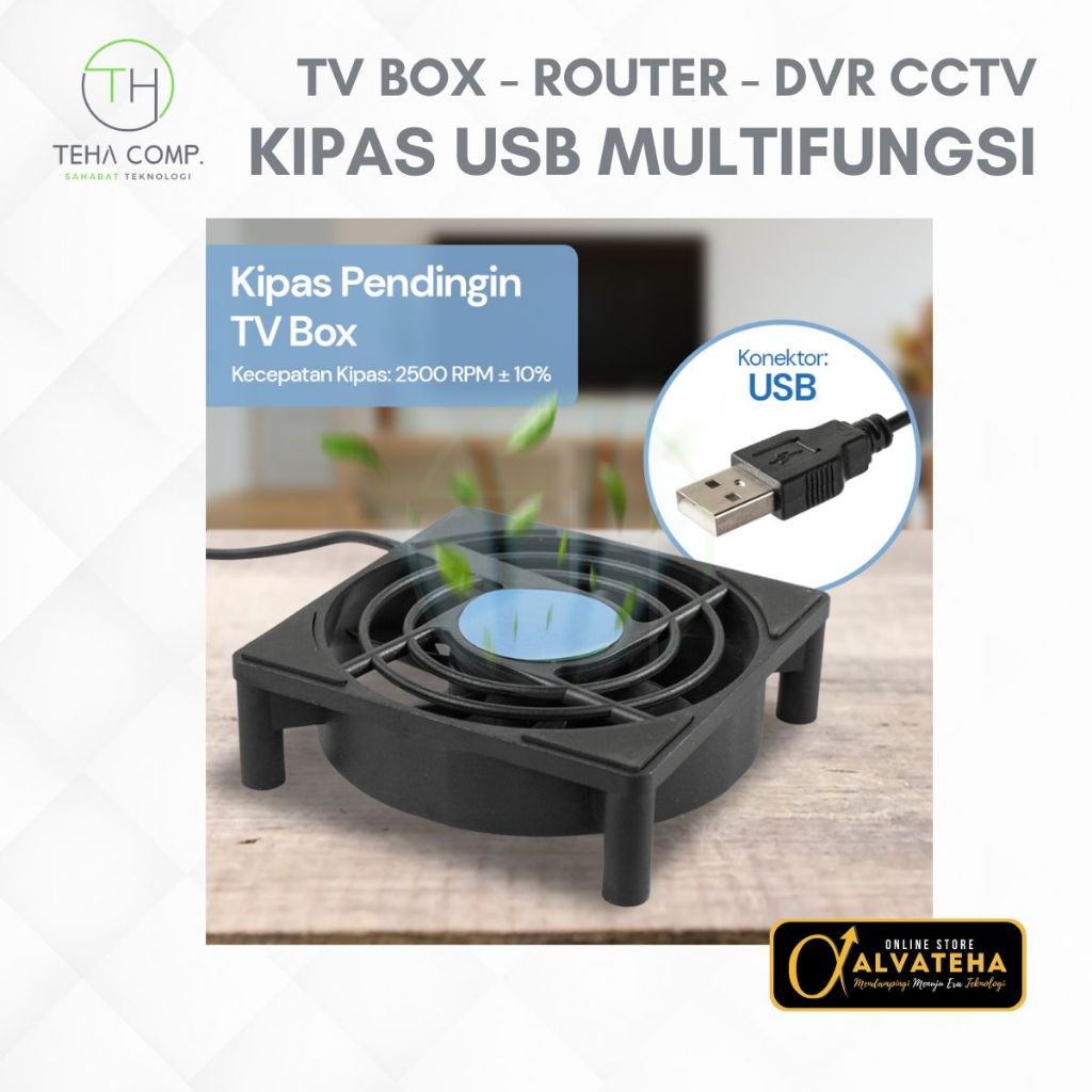 Jual Kipas Pendingin TV Box Router Multifungsi Slot USB Cooler Cooling ...