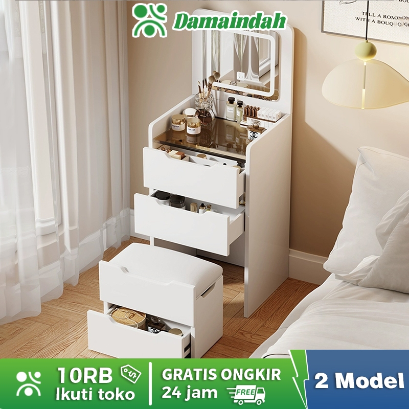 Jual Damaindah Meja Rias Minimalis/Meja Rias Led/Meja Rias Lampu/Meja ...