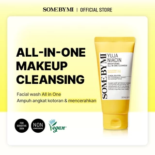 Some By Mi Yuja Brightening All in One Cleanser 100ml - Sabun Cuci Muka Mencerahkan