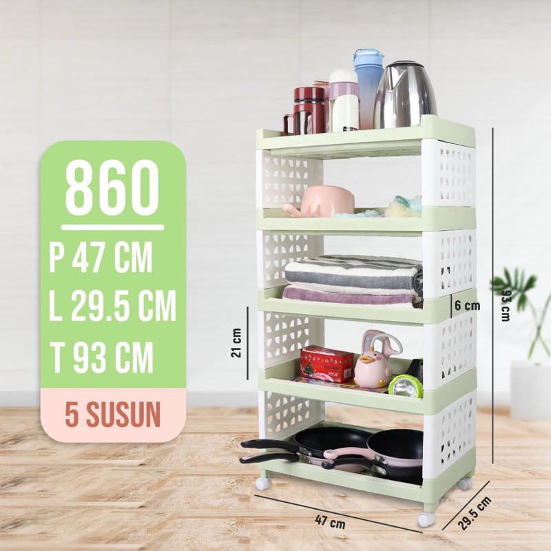 Jual Rak Serbaguna 5 Tingkat 860 REDHOUSE Rak Besar Lebar Rak Warna ...
