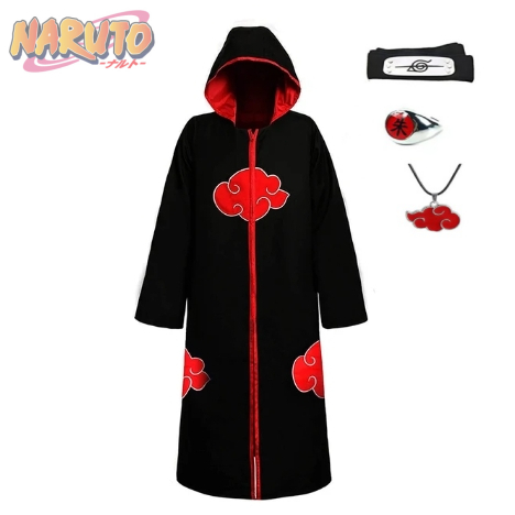Jual Akatsuki - Naruto Shippuden | Jaket Itachi Uchiha Cosplay Red ...