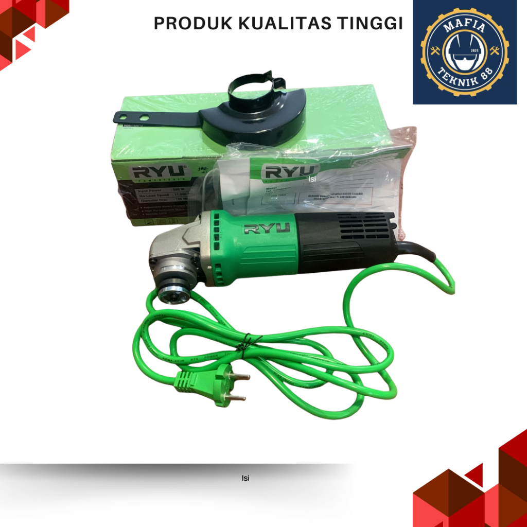 Jual GURINDA RYU 4 INCH MESIN POTONG GERINDA TANGAN | Shopee Indonesia