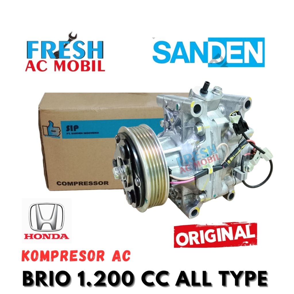 Jual Kompresor AC Honda Brio Satya 1.200 CC All Type Compressor AC ...