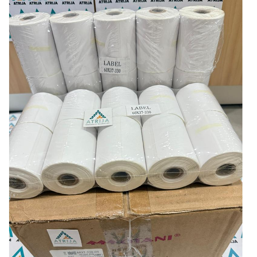 Jual Label Sticker Thermal OTANI 60x37 / 60x40 isi 330 pcs Label ...