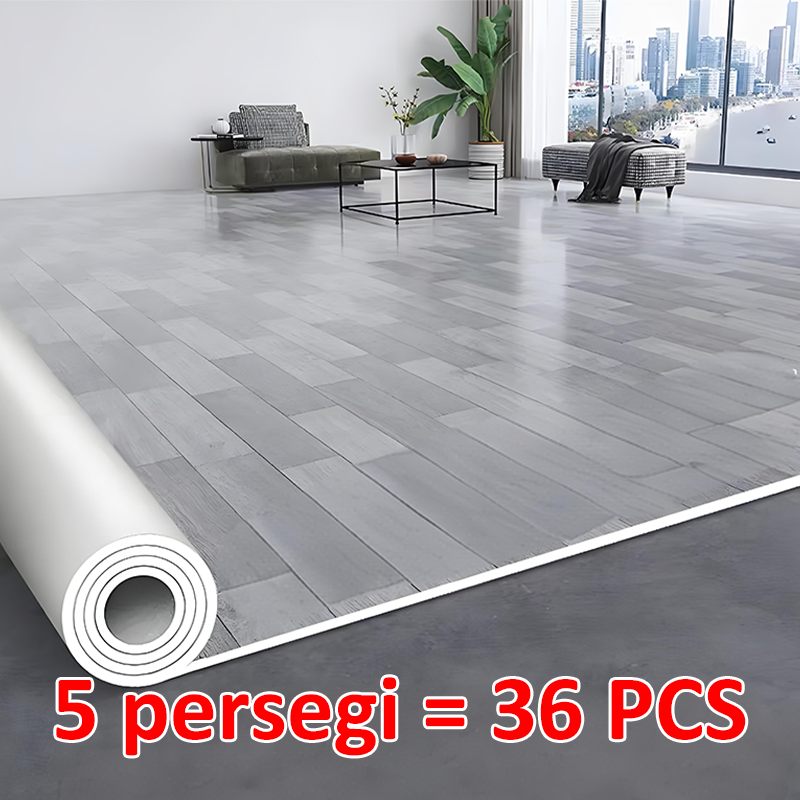 YAHABIBI 1PCS Vinyl Lantai Stiker  Lantai kayu  91*15cm*2mm