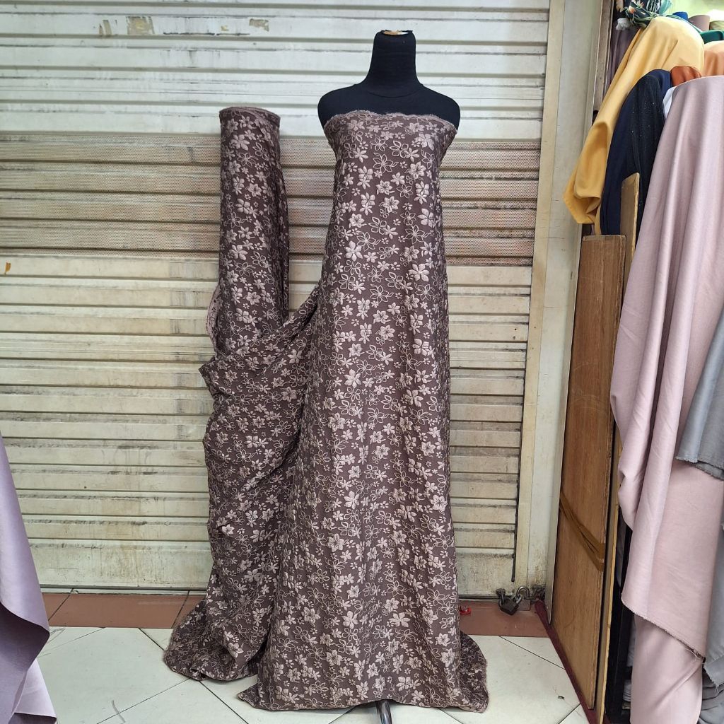 Jual kain bahan jaguar Emboss motif timbul/bahan jaguar fukuro embos ...