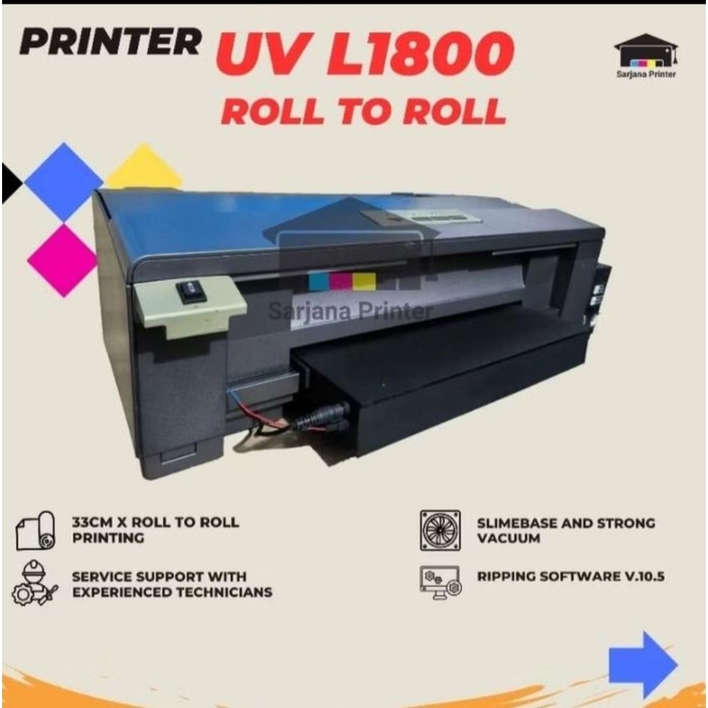 Jual printer UV roll to roll printer sticker printer packaging dengan ...