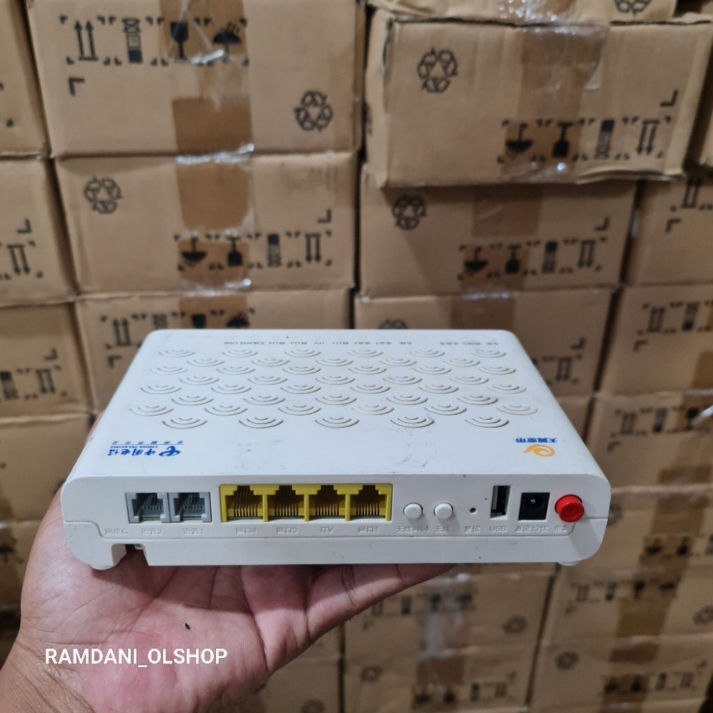 Jual ZTE ZXHN F660 GPON ONU ACESSPOINT HOTSPOT VOUCHERAN /RUMAHAN ...