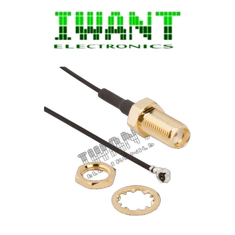 Jual KABEL RF CABLE RF SMA FEMALE TO UFL KABEL RF UFL KABEL RF ANTENNA ...