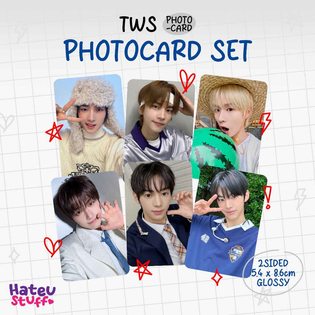 Jual [6pcs] TWS Unofficial Photocard Selca Collection Ads, Magazine ...