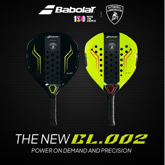 Jual Padel Racket Babolat x Automobili Lamborghini - Black / Lime Green ...