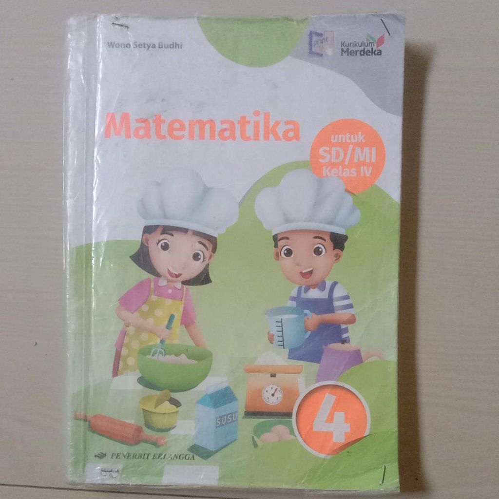 Jual buku bekas Matematika kelas 4 sd kurikulum merdeka | Shopee Indonesia