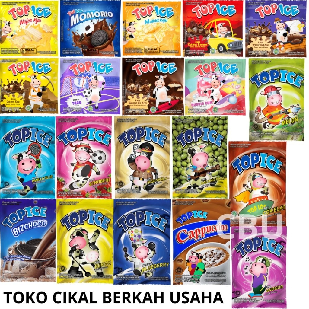 Jual Top Ice Minuman Serbuk Renceng Aneka Rasa | Shopee Indonesia