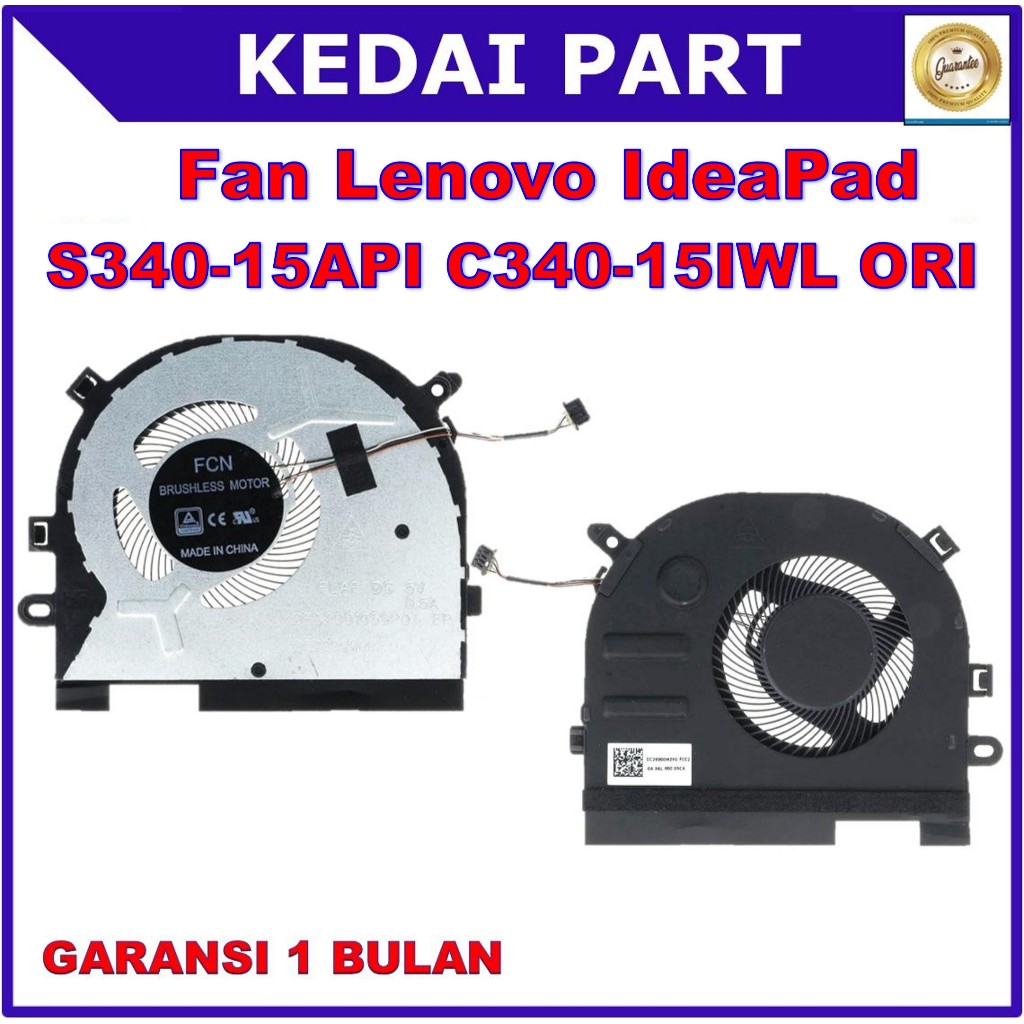 Ventola Di Raffreddamento Sostitutiva Per Lenovo IdeaPad S340-15API, C340-15IWL, Flex-15IWL – DFS2001059P0T, DC28000MZF0