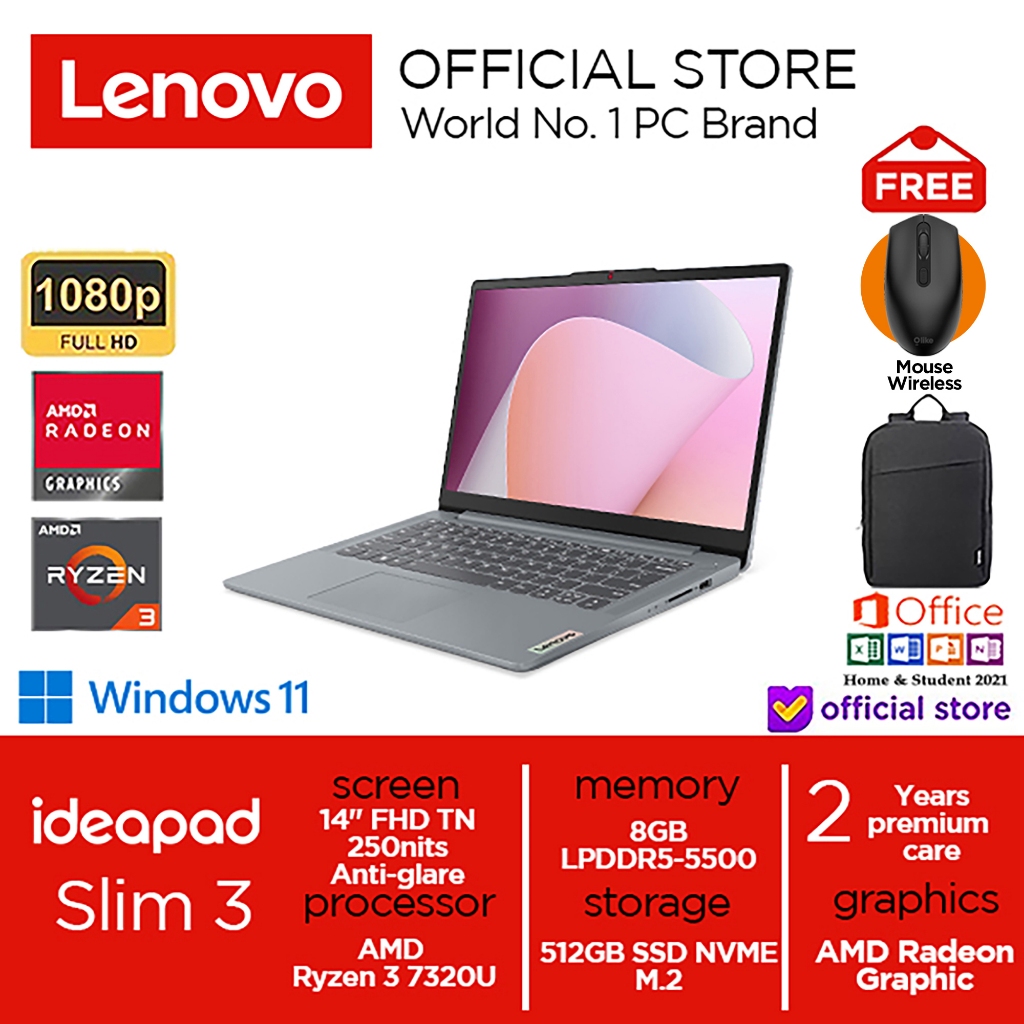 Lenovo Laptop Amd Ryzen 4500u Lenovo IdeaPad AMD Laptop, 250 Nits