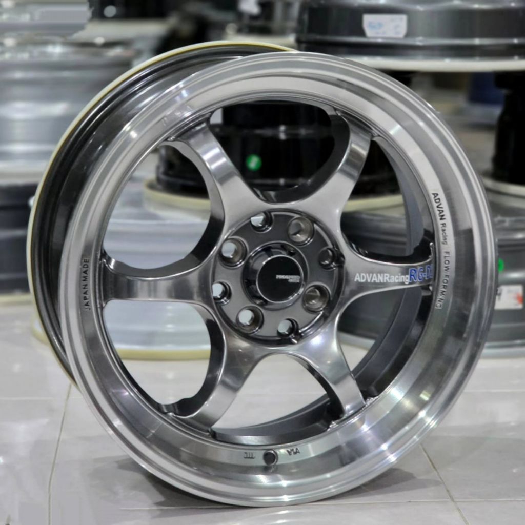 Jual velg mobil ADVAN RG D2 R16 PCD 4X100 - 4X114,3 velg mobil racing ...