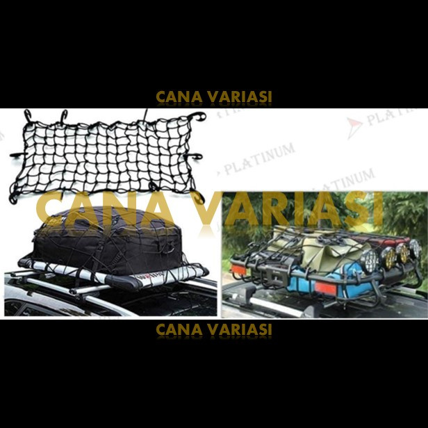 Jual Tali Jaring Rack Bagasi Atas Mobil / Aksesoris Mobil Bagasi Atas ...