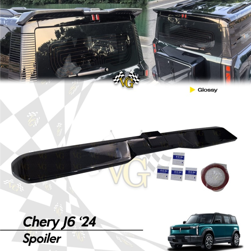 Jual Chery J6 Spoiler Glossy / Spoiler Chery J6 2024 Terbaru Rear ...