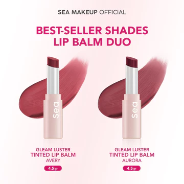 SPECIAL PRICE Sea Makeup Tinted Lip Balm – Melembapkan Cover Bibir Gelap Ringan Tahan 24 Jam