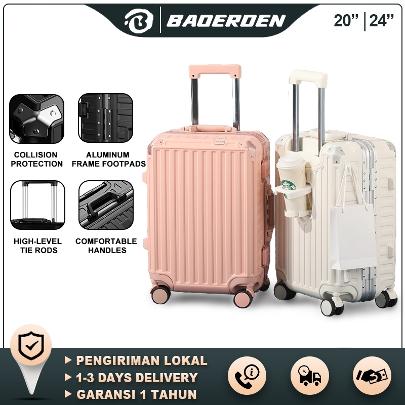 Jual BAOERDEN Koper Rangka Aluminium / Koper Kabin 20 Inci - Bawa Masuk ...