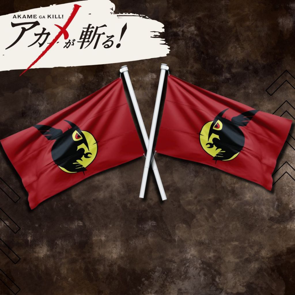 Jual MINI VERSION !! BENDERA AKAME GA KILL NIGHT RAID / FLAG ANIME ...