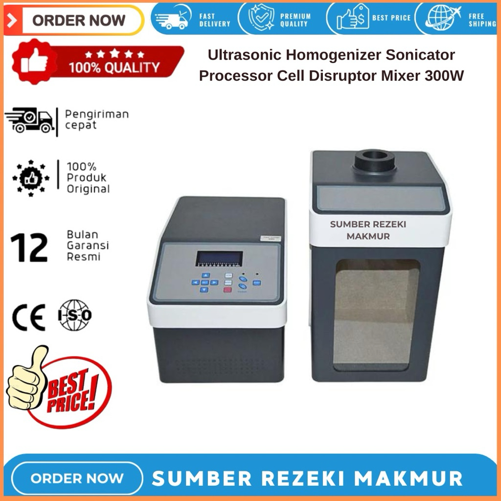 Jual Ultrasonic Homogenizer Sonicator Processor Cell Disruptor Mixer ...