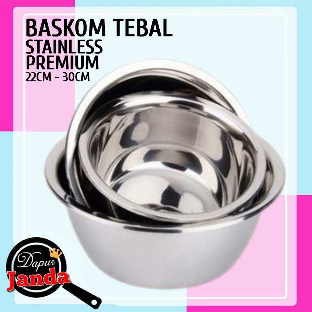 Jual Baskom Stainless Terlengkap & Harga Terbaru Mei 2026 | Shopee ...