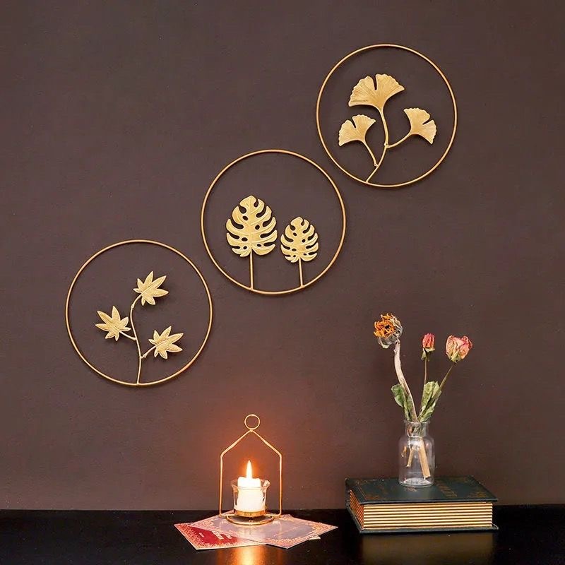 Dekor Dinding Bulat Modern - Cocok Ruang Tamu & Kamar