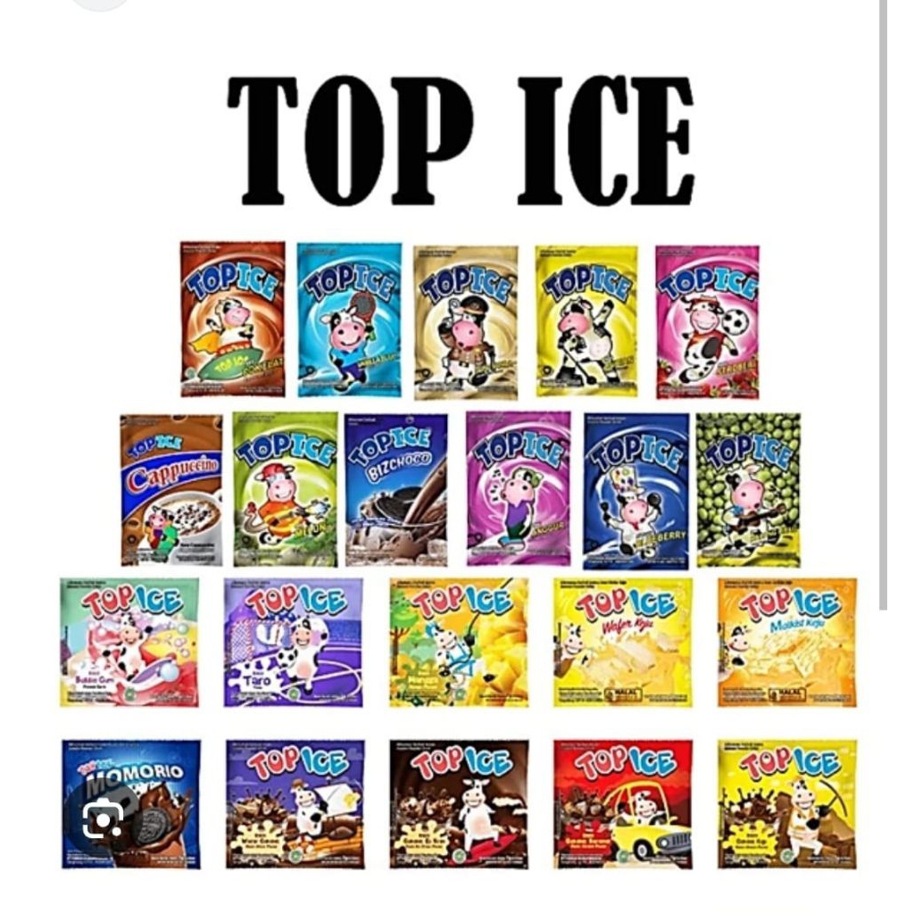 Jual top ice varian rasa 1 renceng instan (10bungkus) | Shopee Indonesia