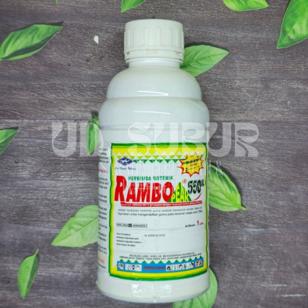 Jual Herbisida Sistemik RAMBO PEAK 550 SL (Berat bersih: 1 Liter ...