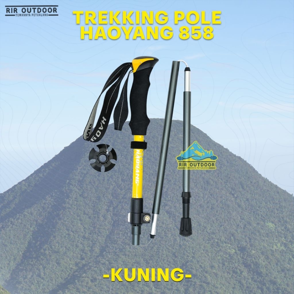 Jual TREKKING POLE HAOYANG 858 TONGKAT CAMPING TONGKAT PENDAKI